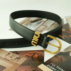 حزام جلد صناعي نسائي أسود بمشبك ذهبي، تصميم أنيق قابل للتعديل للملابس اليومية والرسمية 3 4a1ea3fd 3939 445c acbd bdcf647881b9