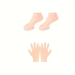 أقنعة القدم من السيليكون، قفازات ناعمة وواقية لترطيب اليدين والقدمين، ملين للبشرة المتشققة، مزيل للجلد الميت، خالٍ من العطور، للاستخدام في الشاطئ والسبا 7 4fc3c1cb c819 41ce b87c e1bf1ae7ab92 1
