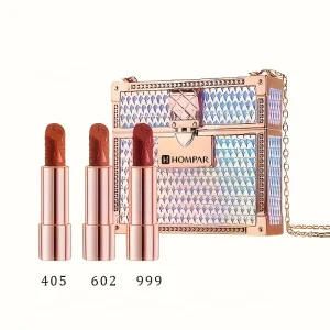 طقم أحمر شفاه مخملي 3 ألوان من سترايت برايت، ثابت وغير لامع، تغطية عالية بلمسة واحدة 7 516d225f a627 4cc4 b517 673a9dc0e6c4