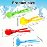 صانع كرات ثلج، ألعاب شتوية، أدوات ثلج، بلاستيك متين، هدايا عيد الميلاد، ألعاب في الثلج، هدايا عيد الحب، أدوات لعب في الخارج، أدوات للأطفال في الشتاء، ألعاب يدوية