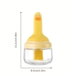 زجاجة زيت، فرشاة زيت، أدوات شواء، أدوات خبز، بطة كرتونية، أدوات مطبخ لطيفة، زجاجة زيت سيليكون، فرشاة طهي، زجاجة زيت مدمجة، زجاجة زيت شكل بطة، أدوات مطبخ كرتونية، مطبخ مرح