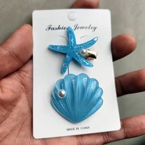 توك شعر للبنات بتصميم نجم البحر وذيل حورية، إكسسوارات بحرية مرحة للمناسبات اليومية 3 5532f923 ebeb 4448 b164 ea2cab1c44e8