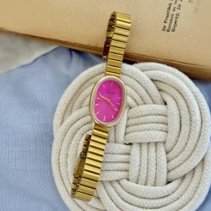 ساعة نسائية كلاسيكية بلون ذهبي، تصميم تناظري أنيق لهدايا المناسبات، مريحة للاستخدام اليومي 2 5a8231be 6db1 4740 a8b8 b297ba862d7b