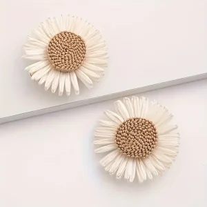 مشابك شعر نسائية دوار الشمس والبابونج، طقم زهور أنيق لحفلات الزفاف والإطلالة اليومية 3 5c3dd9ed 086a 4a58 b692 62349b82352e