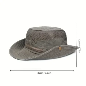 قبعة صيد رجالية خفيفة الوزن، بتهوية شبكية وحماية من الشمس، مناسبة لجميع الأنشطة الخارجية 1 5f1342f00731325aa8a8d5b5942c56ed