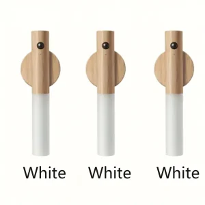 لمبة ليلية حساسة للحركة بشحن USB، مصباح مغناطيسي خشبي للخزائن والممرات، تضيء تلقائيًا عند استشعار الحركة، مثالية للظلام 8 604a9ec1 899b 47eb b21c c7351fbda2a7