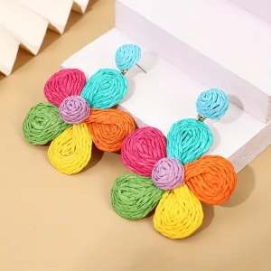 أقراط زهور بوهيمية نسائية مطلية بالذهب، إكسسوار نسائي أنيق وخفيف لكل المناسبات 3 61e2467c 9453 4f35 bce6 c252bc24acc5