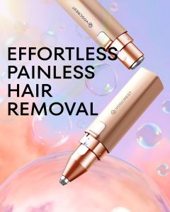 جي فوجكريست جهاز إزالة شعر الوجه 2 في 1 للنساء مع ضوء LED، قابل لإعادة الشحن 4 61iI9I1qwUL. AC SL1500