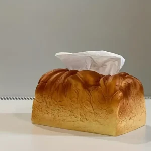 صندوق مناديل بشكل خبز توست محمص، زينة مرحة وهدية منزلية لطيفة، يساعد على تنظيم المناديل بطريقة أنيقة ومسلية 5 673a05d8 0f18 479b bc54 cb0e9c3efcec