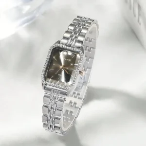 ساعة نسائية مربعة أنيقة وبسيطة، مثالية للاستخدام اليومي والمناسبات والهدايا 9 68026020 7513 4275 a5af c8c850466324