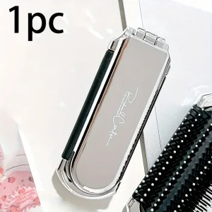 مشط شعر ومرآة مدمجة للسفر، تصميم أنيق مضاد للكهرباء الساكنة، مثالية لتصفيف الشعر أو لمسات مكياج سريعة 5 692b65fa 116f 4651 92bf ff48d1470cb7