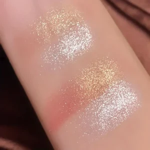 باليت هايلايتر 4 في 1، ظلال، إضاءة، أحمر خدود وكونتور بلمعة طبيعية وثبات طويل 6 69a6c2bf a085 46d4 a1d3 d70c66aab437