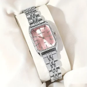 ساعة نسائية مربعة أنيقة وبسيطة، مثالية للاستخدام اليومي والمناسبات والهدايا 2 6acead4c 1508 4210 899c 9bd9ff696092