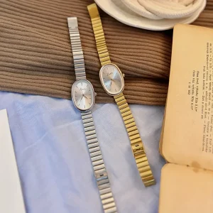 ساعة نسائية كلاسيكية بلون ذهبي، تصميم تناظري أنيق لهدايا المناسبات، مريحة للاستخدام اليومي 3 6b321cf9 7508 4766 bd7f 79e2ad09ea03