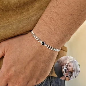 إسورة رجالي مخصص بصورة شخصية، سلسلة كوبية فولاذية هدية أنيقة للذكرى والمناسبات، سلسلة كوبية سميكة وعصرية 8 6ca65a4b 27c6 427d b1de 5bcd0d1f87b3