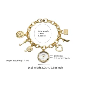 ساعة بوهيمية نسائية بزينة مميزة، تصميم ذهبي بحزام فولاذي لحياة أنيقة كل يوم 1 703b3c73 870e 4b10 9c16 b3aece86df81