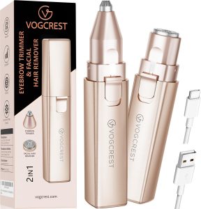 جي فوجكريست جهاز إزالة شعر الوجه 2 في 1 للنساء مع ضوء LED، قابل لإعادة الشحن 1 7162nQ4fU7L. AC SL1500 1