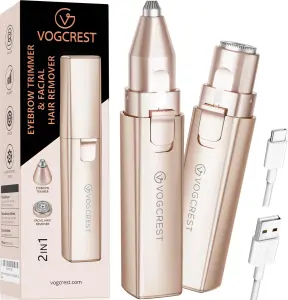 جي فوجكريست جهاز إزالة شعر الوجه 2 في 1 للنساء مع ضوء LED، قابل لإعادة الشحن 1 7162nQ4fU7L. AC SL1500 1