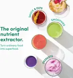 خلاط نوتري بوليت 900 واط، 9 قطع من الملحقات، خلاط متعدد الوظائف عالي السرعة - الصورة 2