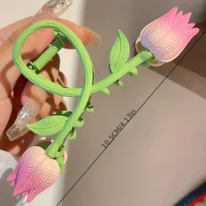 مشابك شعر نسائية بتصميم زهور دوار الشمس والنرجس، طقم أنيق من قطعتين للاستخدام اليومي 2 73171a4e 9117 11ef 8b10 0a580a687c72