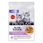 Purina Pro Plan Cat NutriSavour Kitten Turkey in Gravy، طعام رطب للقطط الصغيرة