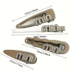 مشبك شعر نسائي، مشبك شعر، مشابك شعر معدنية، باريت شعر، حجر الراين، إكسسوار شعر نسائي، مشبك جانبي، مشابك شعر صيفية، باريت أنيق، تسريحات شعر، إكسسوارات أنثوية