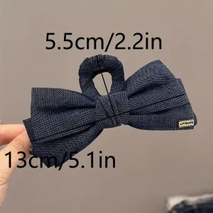 مشبك شعر فيونكة كبير للنساء، تصميم أنيق وثابت لتسريحات الشعر اليومية، يناسب الاستخدام اليومي أو المناسبات البسيطة 1 770951a2 89d3 40d1 8912 845f33b2fc1b