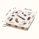 لعبة قطط، صندوق خدش، صندوق حفريات للقطط، ألعاب ذكية للقطط، ألعاب تفاعلية للحيوانات الأليفة، ألعاب بدون بطارية، ألعاب تنشيط ذهني للقطط، كرات لعب للقطط، صندوق تحفيز قطط، حفريات قطط منزلية