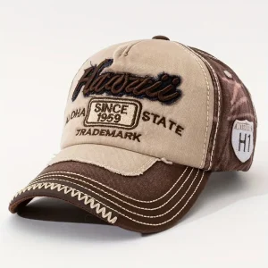 قبعة بيسبول هاواي فينتاج مطرزة "ألوها" بلون بيج وبني، خفيفة ومناسبة للإجازات والاستخدام اليومي 5 799b3287 7f93 48a2 8816 2e9e47b0c1a3