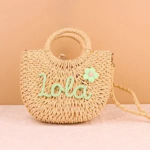 حقيبة شاطئية مخصصة باسمك، شنطة يد سوداء أنيقة بإغلاق برباط لهدايا العطلات، تصميم أنيق ومتين يناسب الاستخدام اليومي والعطلات 6 7c1555b6 55d9 47fe a223 e2d74121f1fa