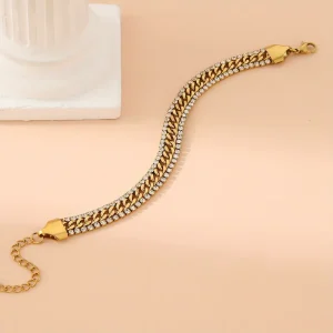 سوار نسائي فاخر قابل للتعديل، إكسسوار يومي بتشطيب ذهبي أنيق، يناسب جميع الإطلالات الرسمية والكاجوال 4 7c6ac1cad0b04c8f991ed410db514b25 goods