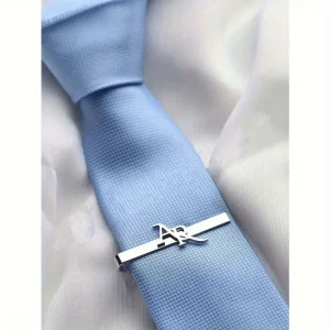 مشبك ربطة عنق رجالي مخصص، إكسسوار زفاف أنيق بحروف محفورة من الفولاذ المقاوم 2 7e786f0fee684280bd573a80d0fffc4e goods