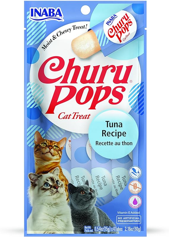 81F1+A7rMWL._AC_SX569_ INABA Churu Churu Pops Tuna 60G/4 Sticks Per Pack