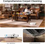 جهاز عرض ذكي صغير 4K بنظام أندرويد – 30000 لومن، واي فاي وبلوتوث، صوت ستيريو ثلاثي الأبعاد، مع حامل دوار 360° للمنزل والهواء الطلق - الصورة 5