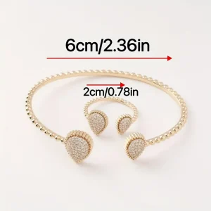 طقم خواتم وأساور نسائية عصرية بتصميم قطرة ماء، إكسسوارات أنيقة وقابلة للتعديل، مناسبة لجميع الأذواق والإطلالات اليومية والرسمية 1 890a0d81 f78c 4a44 9d92 376d5ccc7d2c