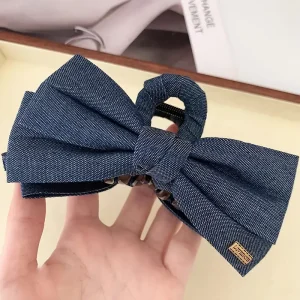 مشبك شعر فيونكة كبير للنساء، تصميم أنيق وثابت لتسريحات الشعر اليومية، يناسب الاستخدام اليومي أو المناسبات البسيطة 4 90ab3a6b 1c21 4366 aba5 52f626729e15