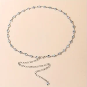 حزام نسائي معدني أسود مرصع بالراين، إكسسوار أنيق لجميع المناسبات، يضفي لمسة جمالية فاخرة للمظهر العام 8 90b9919e 7339 4664 a85d 6dad0b351130