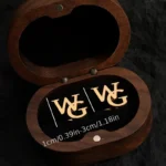 أزرار أكمام رجالية أزرار أكمام مخصصة هدية رجالية فولاذ مقاوم للصدأ cufflinks for men engraved cufflinks حروف محفورة أكسسوار قميص هدية زفاف هدية عمل أزرار للزوج أو الأب