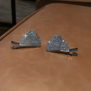 مشبك شعر نسائي جانبي على شكل آذان قطة مزين بأحجار لامعة، إكسسوار أنثوي أنيق للاستخدام اليومي 2 9fa154ec f034 4f7f 97bf 7b084bf31dd0