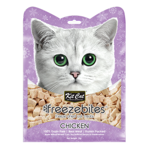 Kit Cat Freezebites، وجبات خالية من الحبوب وغنية بالبروتين للقطط، أطعمة متنوعة شهية طبيعية جذّابة للقطط 1 Chicken 1