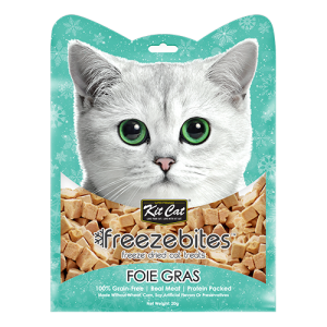 Kit Cat Freezebites، وجبات خالية من الحبوب وغنية بالبروتين للقطط، أطعمة متنوعة شهية طبيعية جذّابة للقطط 5 Foie Gras