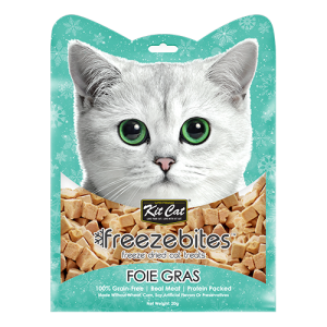 Kit Cat Freezebites، وجبات خالية من الحبوب وغنية بالبروتين للقطط، أطعمة متنوعة شهية طبيعية جذّابة للقطط 5 Foie Gras