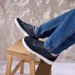 سنيكرز كاجوال رجالي، سنيكرز كاجوال، سنيكرز برباط، أحذية كاجوال، حذاء شبابي، سنيكرز ملمس بارز، سنيكرز بولي يوريثان، سنيكرز يومي، أحذية رياضية خفيفة، سنيكرز عملي