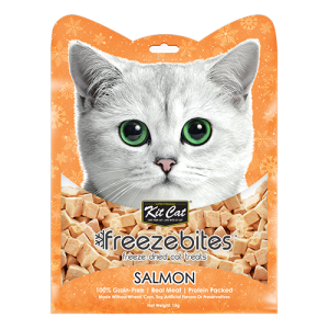 Kit Cat Freezebites، وجبات خالية من الحبوب وغنية بالبروتين للقطط، أطعمة متنوعة شهية طبيعية جذّابة للقطط 6 Salmon 2