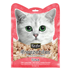 Kit Cat Freezebites، وجبات خالية من الحبوب وغنية بالبروتين للقطط، أطعمة متنوعة شهية طبيعية جذّابة للقطط 8 Tuna 1