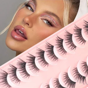 7 أزواج من الرموش الصناعية المنفصلة الناعمة والطبيعية الحجم المضفرة، مناسبة للاستخدام اليومي أو في الحفلات - هدايا للسيدات 3 a0aab739 51e8 4630 baab 17618ef5c8e6 1