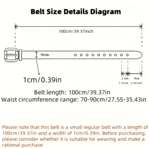 مجموعة أحزمة نسائية بلون واحد، 4 قطع حزام كاجوال أنيق للعمل والسفر، تصميم بسيط يمكن دمجه مع أنماط ملابس متعددة 6 a16336fa 8ef9 4edc 8790 bd65a531ebe8
