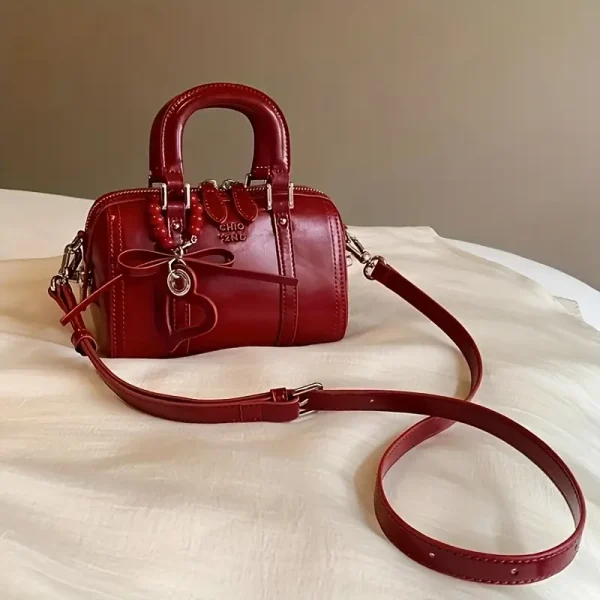 حقيبة نسائية أنيقة 2025 بشرابة خرز، هدية للأم ومثالية للتسوق، تصميم أنثوي أنيق يضفي لمسة من الرقي