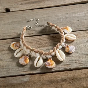 سوار كاحل نسائي بوهيمي صيفي بخرز طبيعي وزخارف صدفية، إكسسوارات شاطئية للنساء 3 a3bb9c56 dfa9 47e6 ae06 5df834170e2e