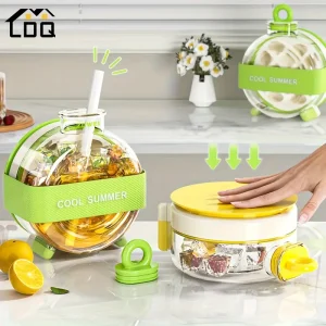 قالب مكعبات ثلج 2 في 1 بآلية الضغط من LDQ، أداة تبريد ذكية للعصير والمشروبات الباردة، مناسب للاستخدام في المنزل، أثناء التخييم أو الرياضة 4 a6375123 7764 4b65 a87c 26b4fee11682